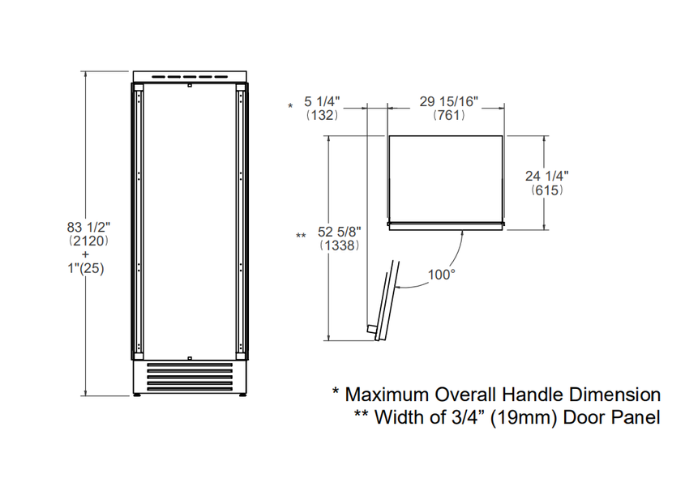 75 cm Built-in Freezer Column | Bertazzoni